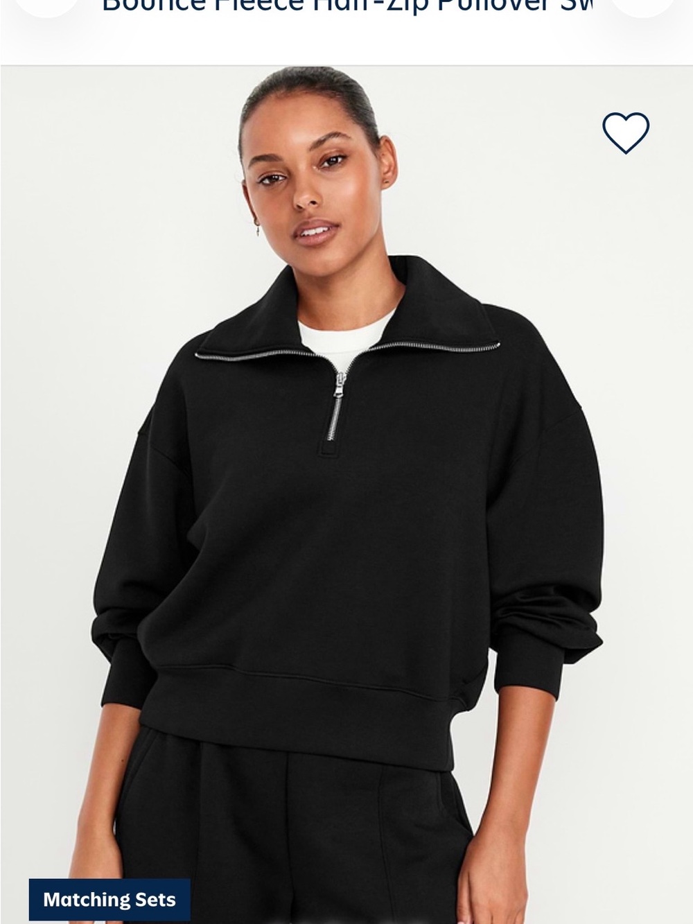 Old Navy Black Wide-Leg Pants - Matching Set